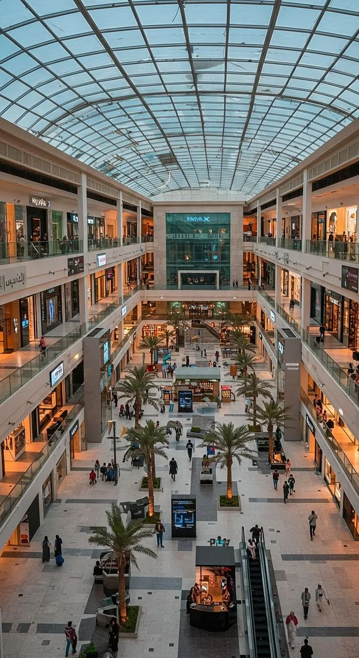 مجمع تجاري مع ماكينة بيع ذاتي