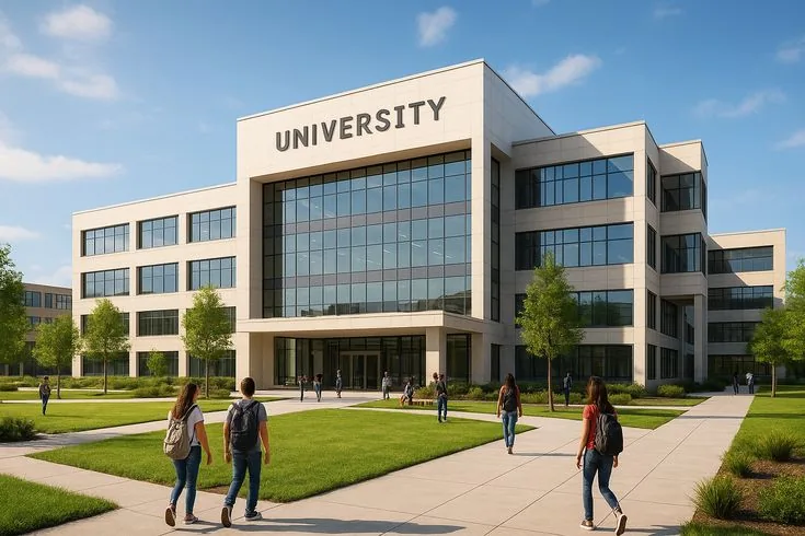 جامعة مع ماكينة بيع ذاتي